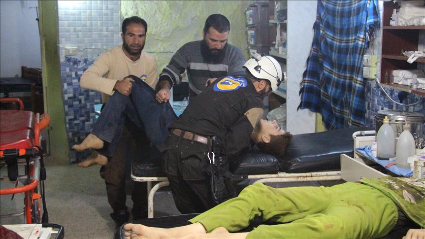 کشته و زخمی شدن 8 غیرنظامی در حمله هوایی روسیه به ادلب سوریه