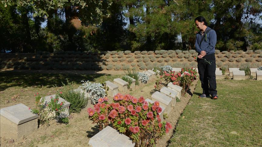 مراسم بزرگداشت سالگرد پایان جنگ جهانی اول در ترکیه 