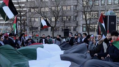 وقفة في لاهاي الهولندية ضد قرار ترامب بشأن القدس