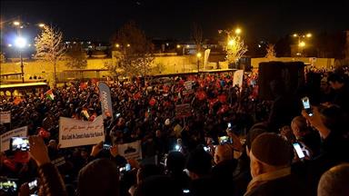 گردبوونەوەی جەماری بۆ قودس لە ئەنقەرە بەڕێوەدەچێت