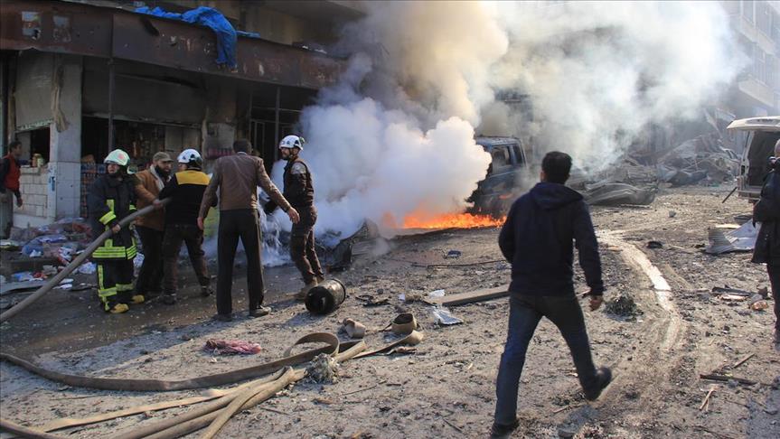 211 sipil tewas dalam serangan udara dan darat di Idlib