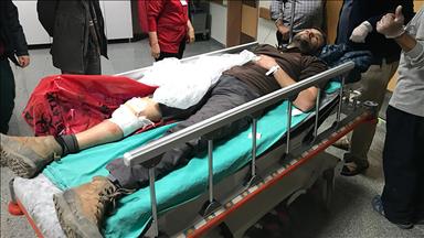 AA muhabiri Özer, Afrin'deki roket saldırısında yaralandı