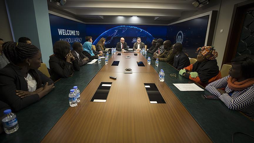 بازدید هیئت رسانه‌ای سودان جنوبی از خبرگزاری آناتولی