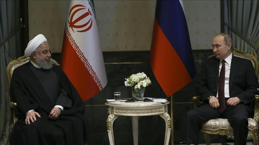 دیدار روحانی و پوتین در آنکارا آغاز شد