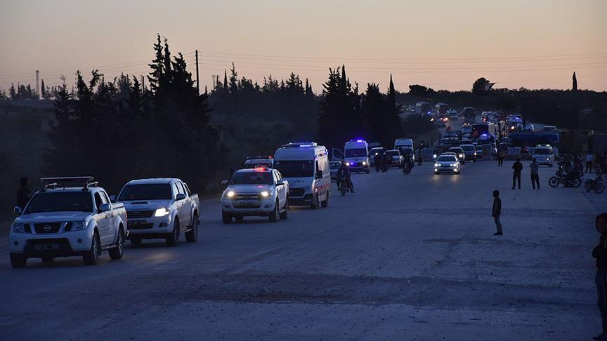 15th evacuation convoy arrives in Syria's Aleppo