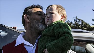 Kasım bebek Türkiye'ye getirildi