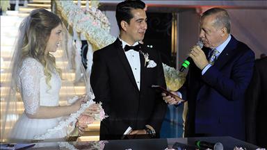 Cumhurbaşkanı Erdoğan nikah şahidi oldu