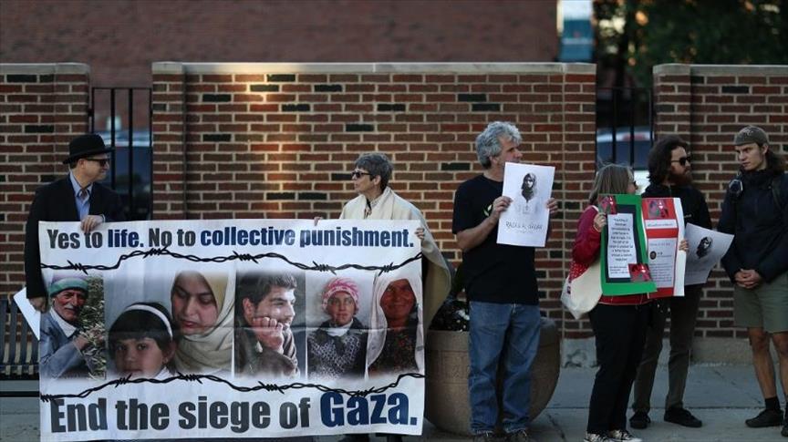 شيكاغو تشهد تظاهرة احتجاجية على مجازر إسرائيل في غزة