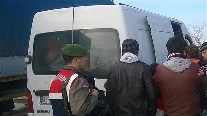 دستگیری 218 مهاجر غیرقانونی در ادرنه