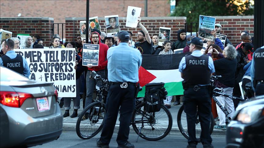 В США прошла акция протеста против Израиля 