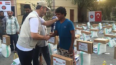 TİKA’dan Yemen'e iftar ve gıda yardımı 