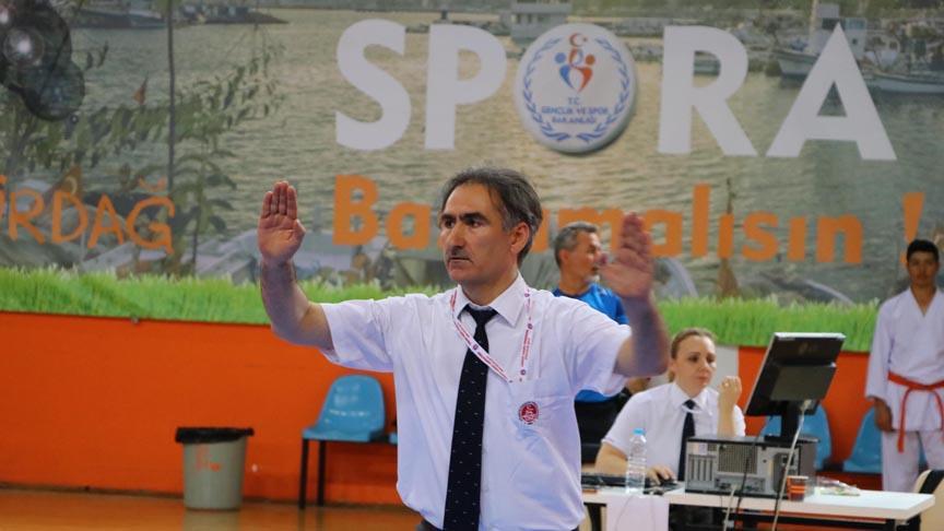 Okulda müdür tatamide milli hakem