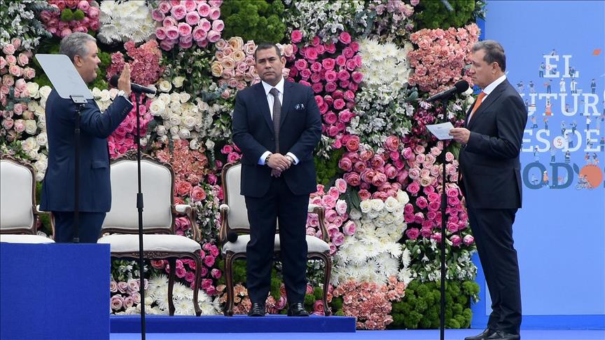 Ivan Duque sworn in as Colombia’s president