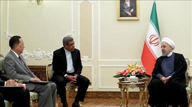 دیدار رئیس جمهور ایران با وزیر خارجه کره شمالی در تهران