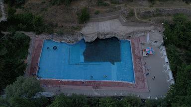 'Keşişin havuzu' Develi halkını yıllardır serinletiyor