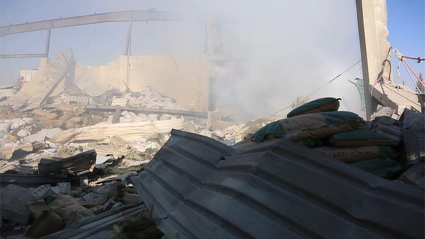 Footage shows White Helmets rescuers targeted in Idlib