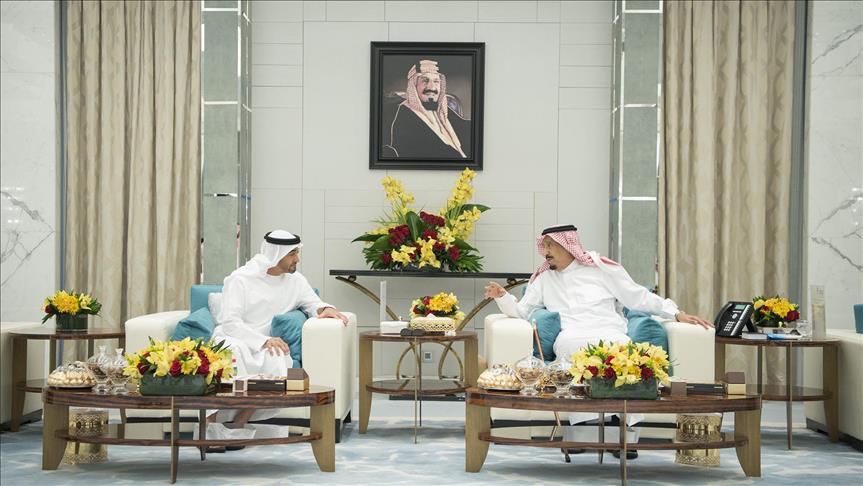 دیدار ولیعهد ابوظبی با پادشاه عربستان در ریاض