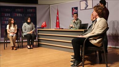 Şehit Kaymakam Safitürk'ün hayatını tiyatroyla anlattılar