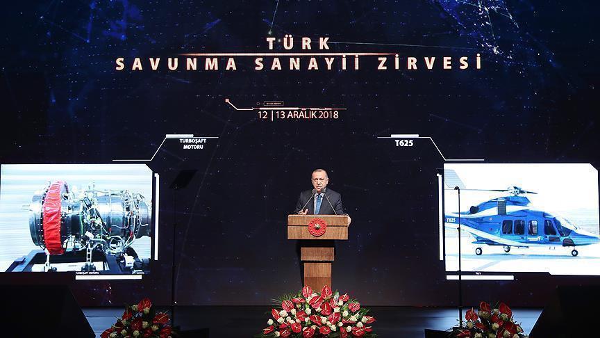 أردوغان: تركيا ستنتقل إلى "مصاف الكبار" في الصناعات الدفاعية