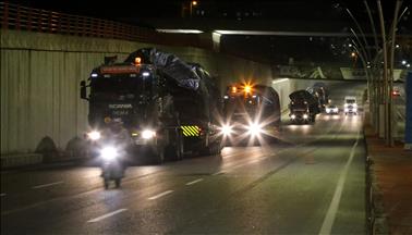 Suriye sınırına askeri sevkiyat