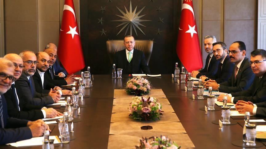 Turkish president receives Arab Knesset members