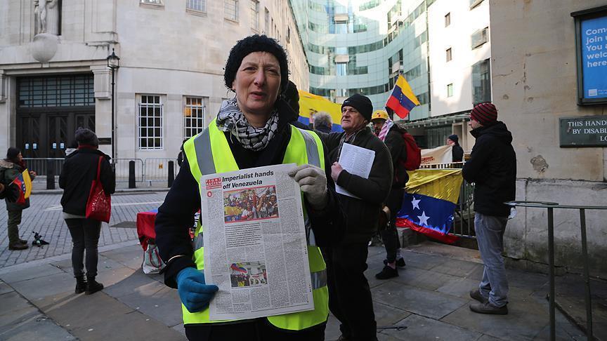 UK: Protestors stand in solidarity with Venezuela