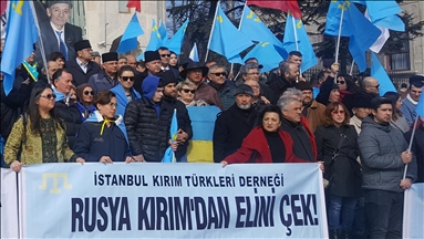 اعتراض به روسیه در پنجمین سال اشغال کریمه