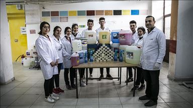 Lisenin bodrumunda deterjan üretip 470 bin liralık ciroya imza attılar