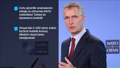 NATO Genel Sekreteri Stoltenberg AA'ya konuştu