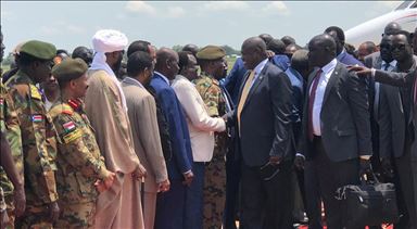South Sudan opposition leader Machar arrives in Juba