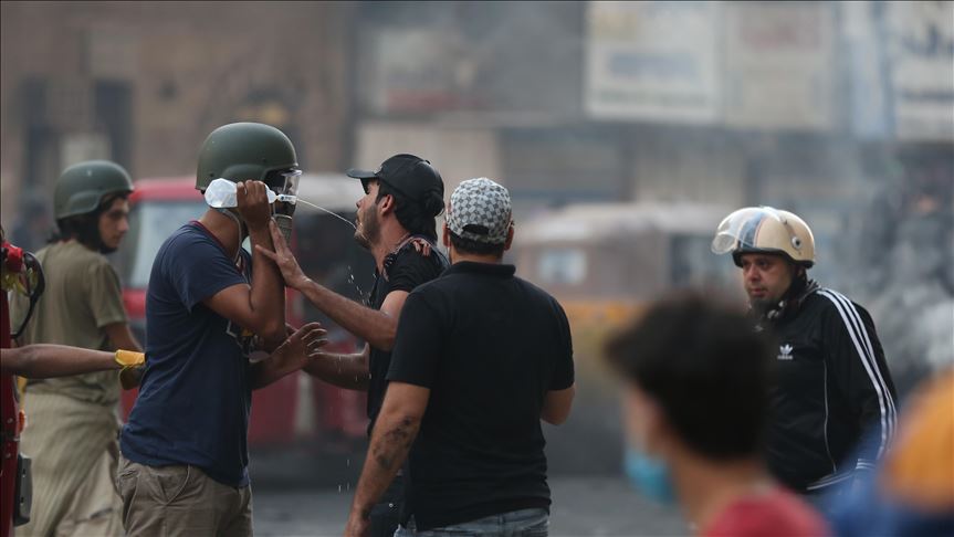 افزایش شمار مجروحان در اعتراضات عراق