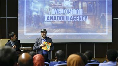 وفد صحفي إفريقي يزور الأناضول في أنقرة