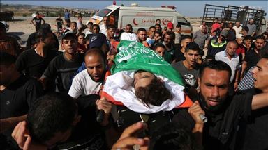 تشييع فلسطيني استشهد برصاص إسرائيلي جنوبي الضفة 