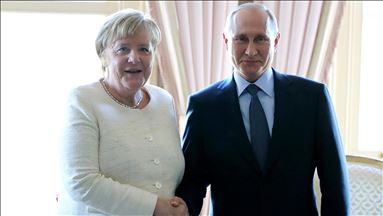 Путин и Меркель обсудили Украину, Сирию и Ливию