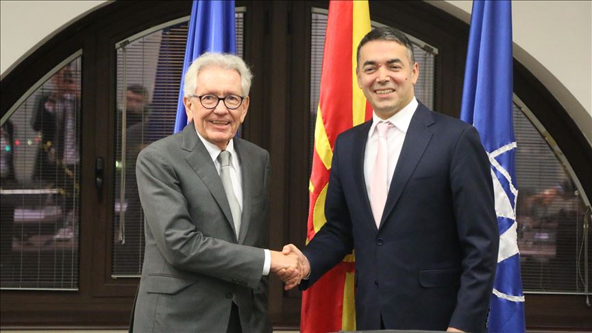 Средба Димитров - Пфортнер: Поддршка на европската перспектива на Северна Македонија