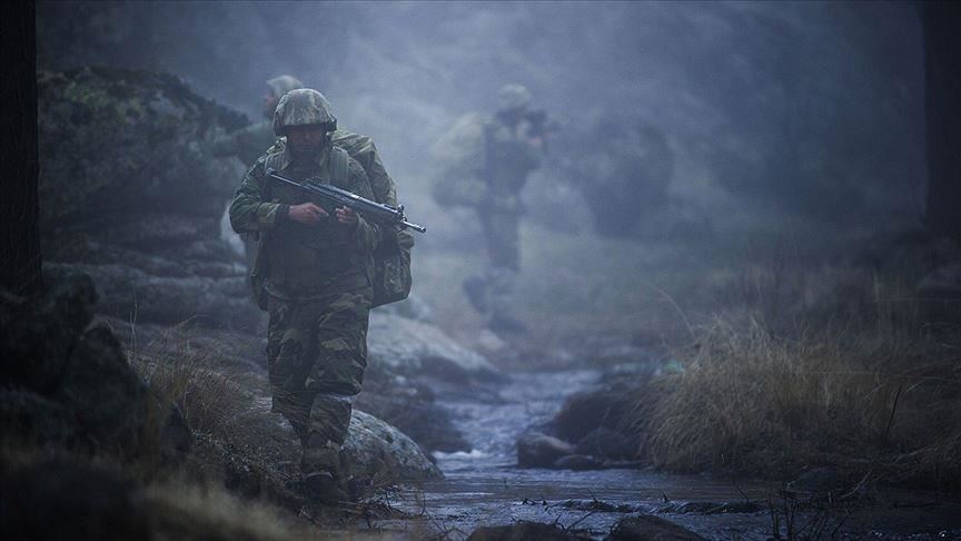 پنج تروریست پ.ک.ک/ی.پ.گ تسلیم نیروهای امنیتی ترکیه شدند