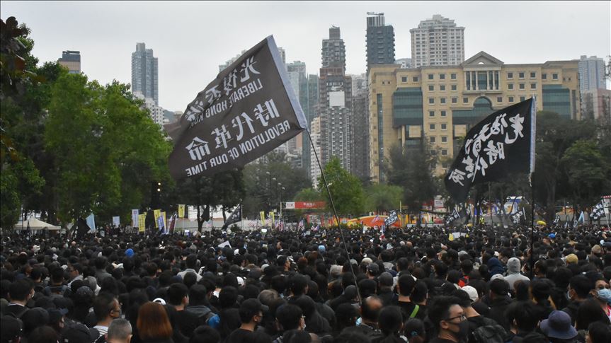 هونغ كونغ...مليون شخص يشاركون في مظاهرة احتجاجية 