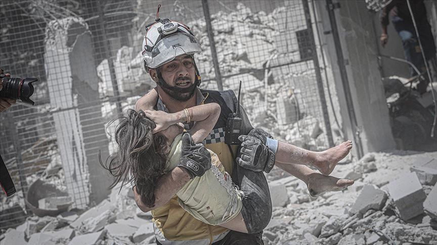 بمباران یکی از مدارس ادلب توسط رژیم اسد