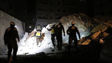 بمباران ادلب در نخستین دقایق سال نو توسط جنگنده‌های روسیه