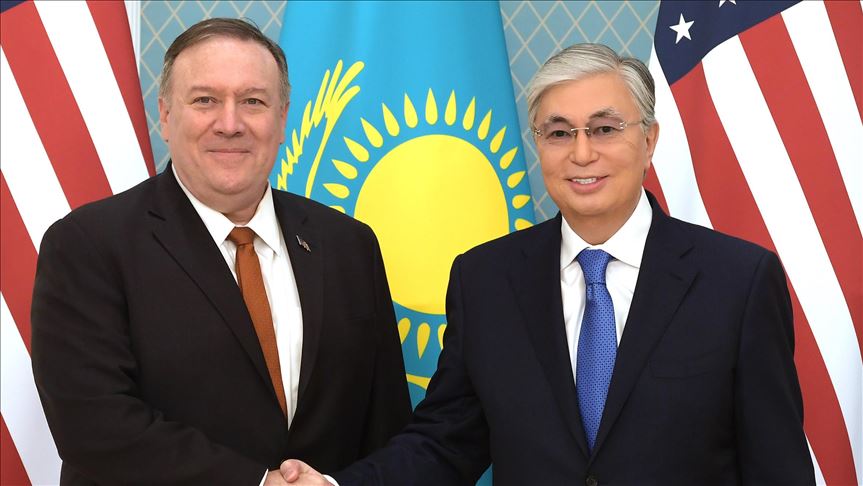 Токаев провел переговоры с Помпео