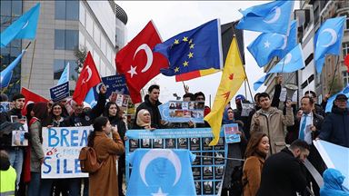 وقفة احتجاجية في بروكسل تنديدا بقمع الصين للأويغور