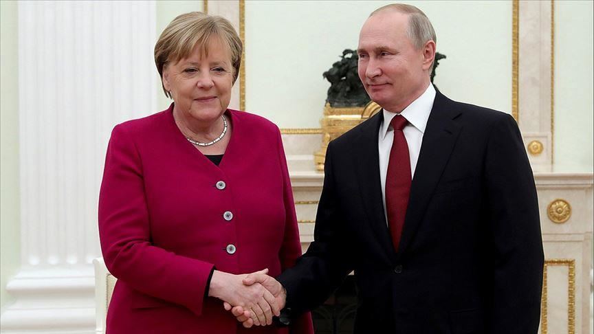Putin, Merkel discuss Syria, Libya in phone call
