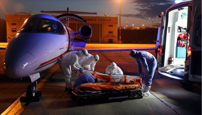 طائرة إسعاف تركية تجلب مواطنا مصابا بكورونا من السودان