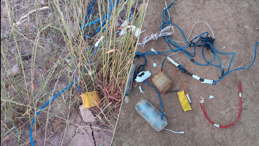 الدفاع التركية: تدمير عبوة ناسفة لـ"ي ب ك" الإرهابي