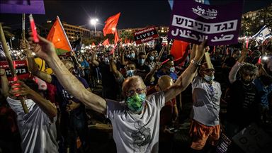 İsrail’in 'ilhak' planı Tel Aviv’de protesto edildi