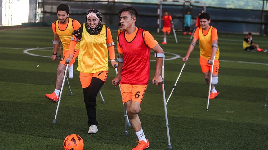 كورونا.. "مبتورو أطراف" بغزة يستأنفون تدريباتهم الرياضية 