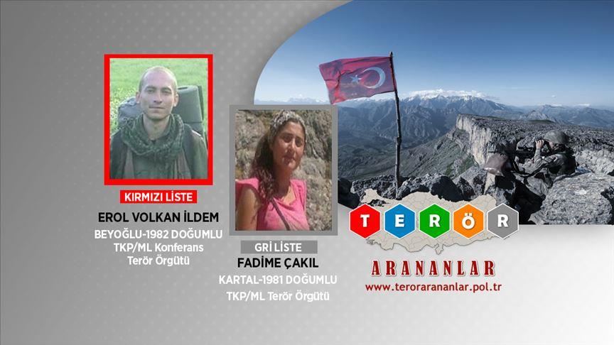 دو تروریست‌ تحت تعقیب ترکیه در استان تونجلی از پای درآمدند