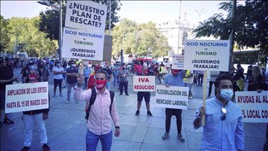 Protesta të hotelierëve në Madrid për shkak të COVID-19