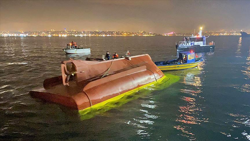 ئیستانبوڵ..له‌ ئاكامی ژێرئاوكه‌وتنی به‌له‌مێك دوو كه‌س گیانیان له‌ده‌ست دا