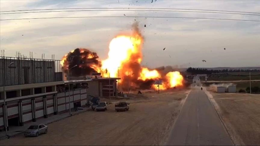 مقتل مدني وإصابة 4 بانفجار شمالي سوريا